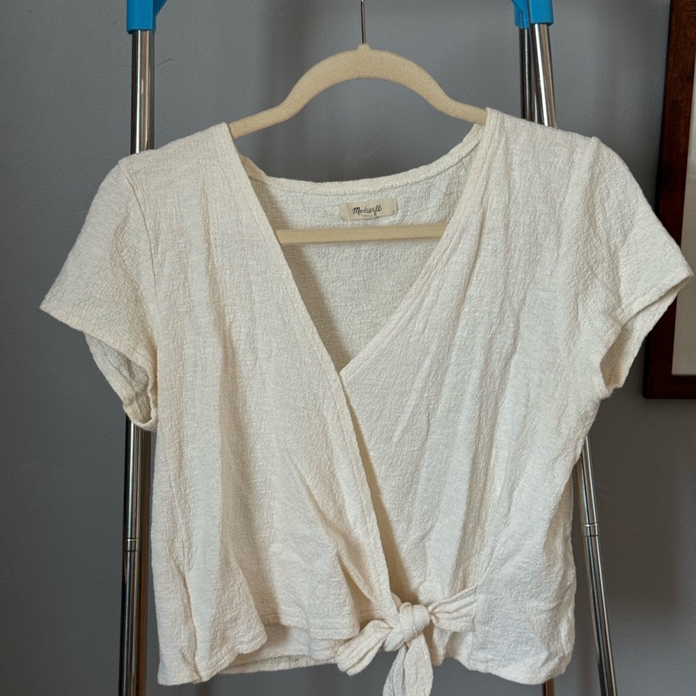 Madewell wrap blouse